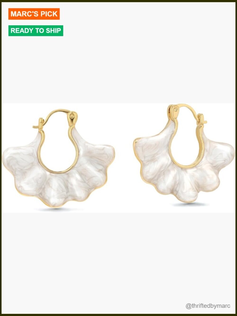 18K Gold Plated Enamel Flower Stud Earrings Statement Boho Handmade Trendy